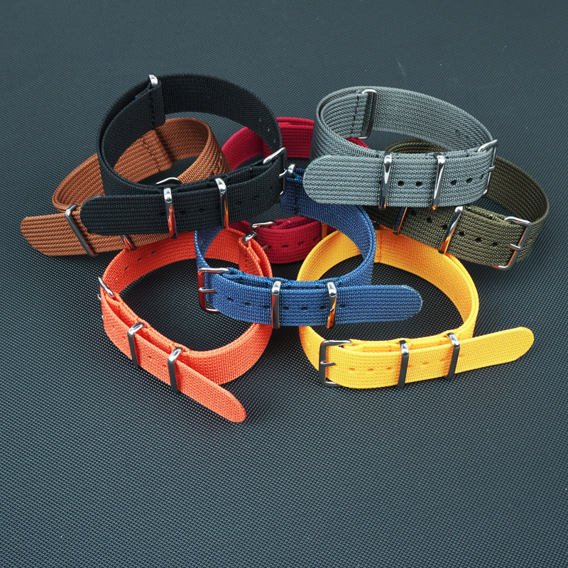 Ribbed Nylon Strap For Seiko M - Nylon Nato Strap ulasan dan harga