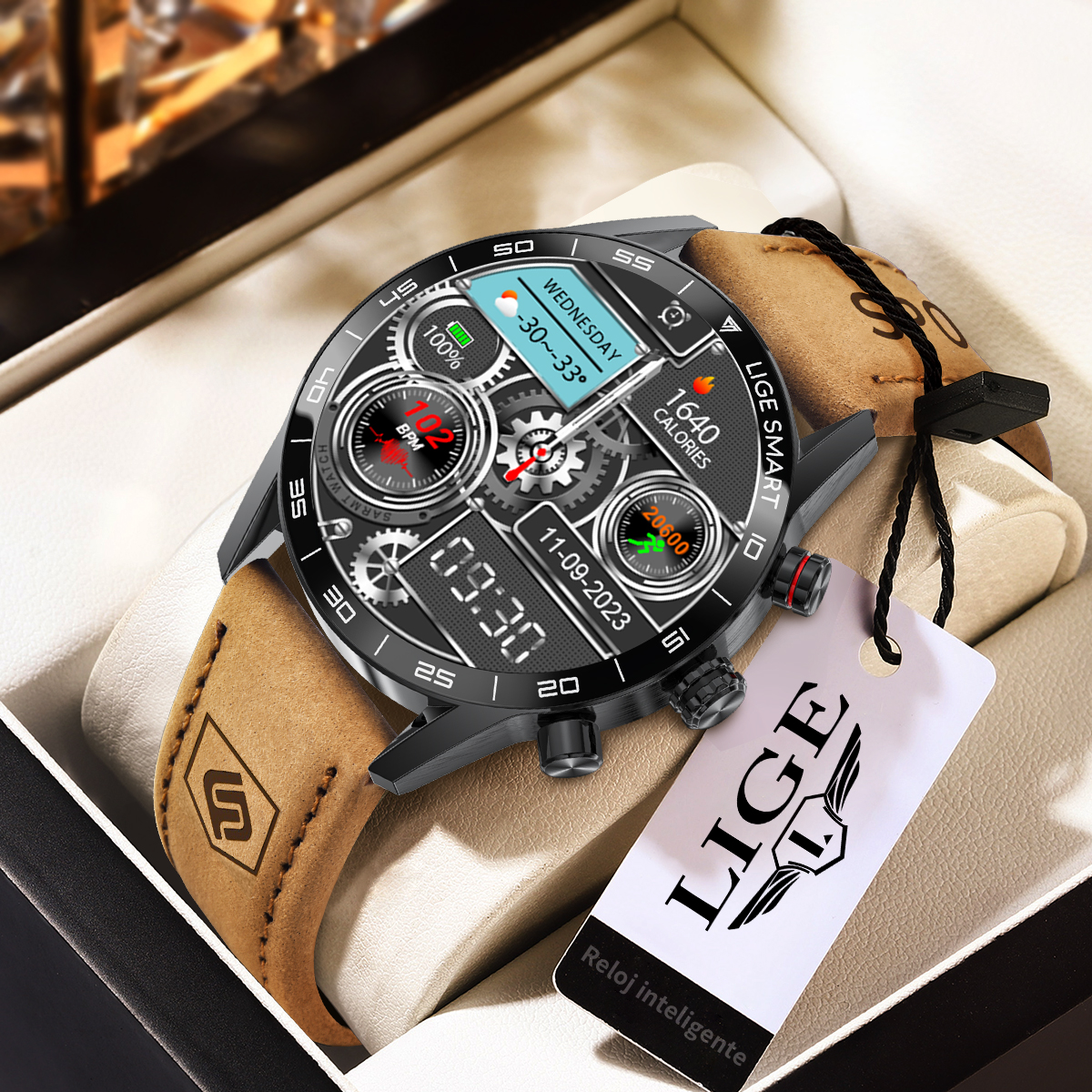 LIGE 2024 New Rugged Military  - Smartwatch Instagram ulasan dan harga