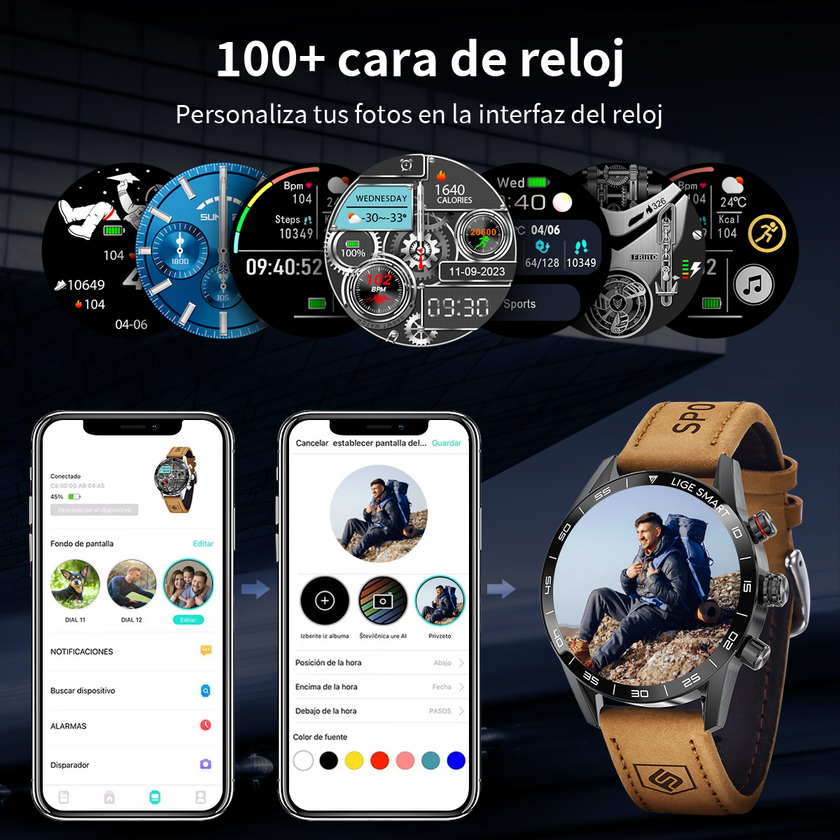 LIGE 2024 New Rugged Military  - Smartwatch Instagram ulasan dan harga