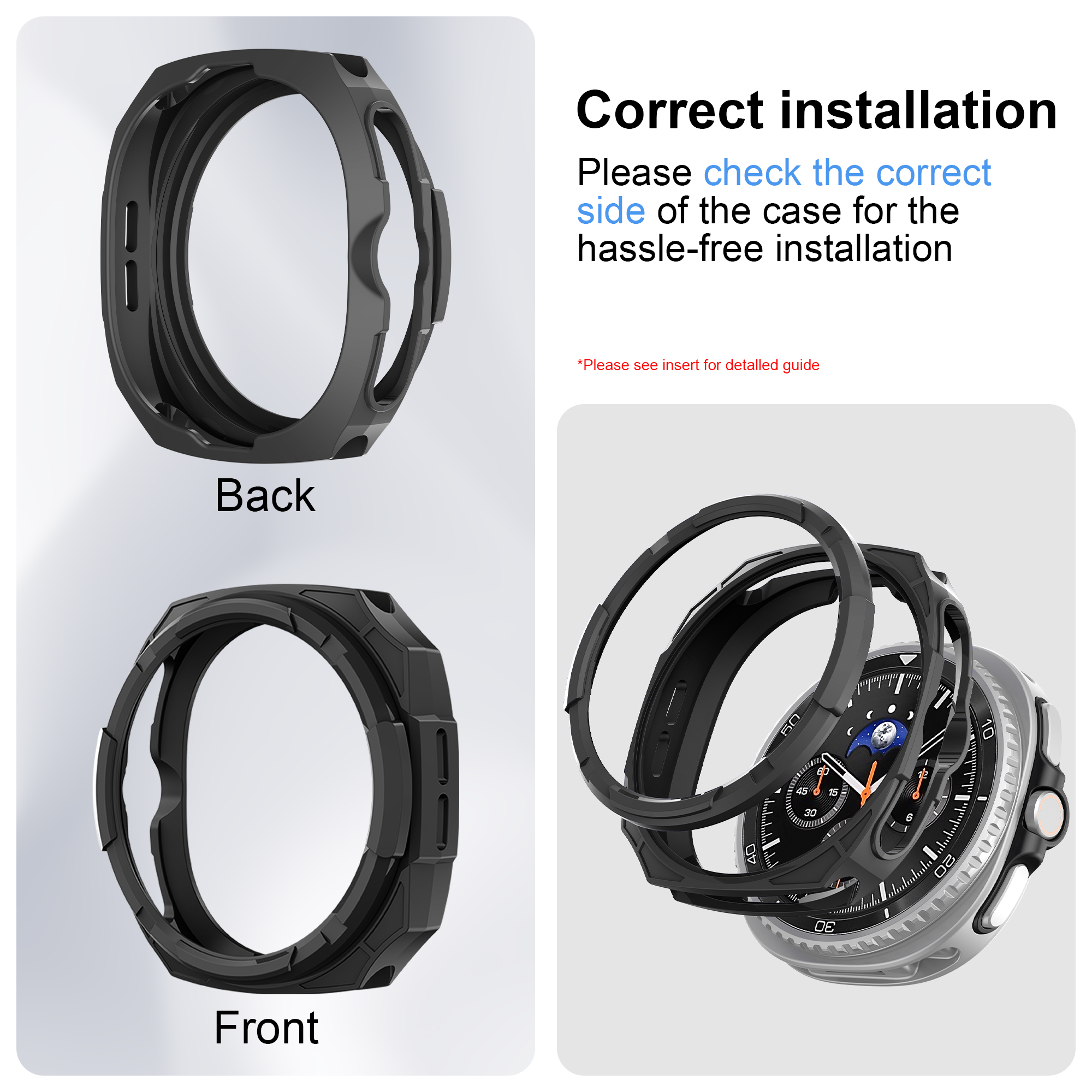 PC Case+Protective ring For Sa - Samsung Smartwatch Accessories ulasan dan harga