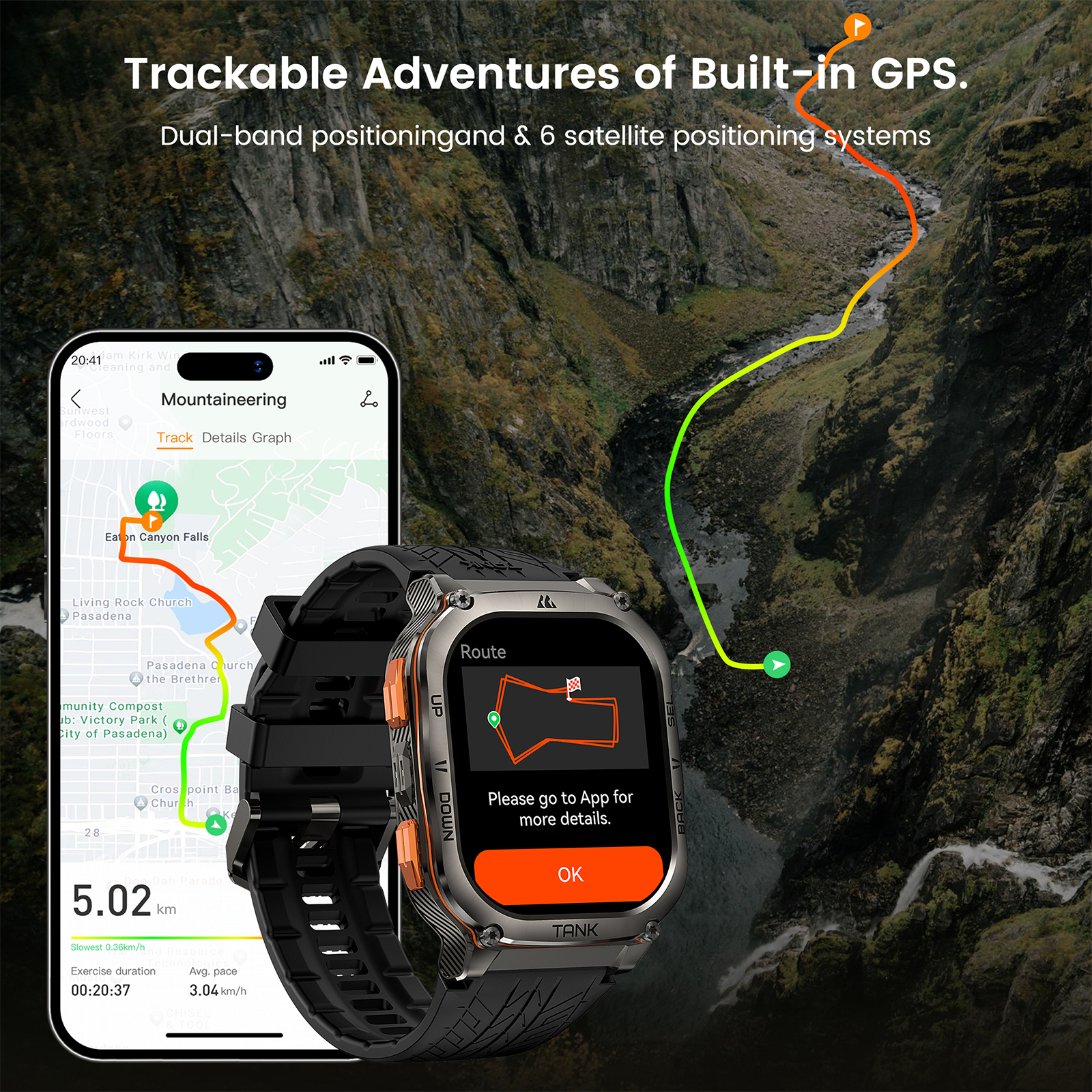 KOSPET TANK M3 Ultra GPS Smart - Smartwatch X2 ulasan dan harga