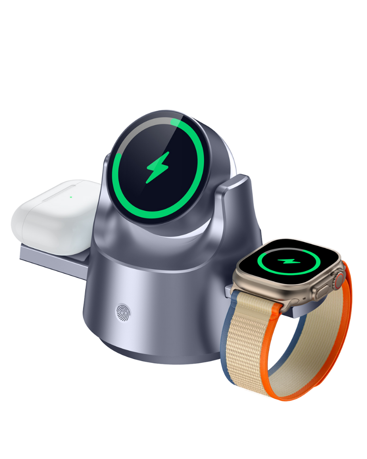 4 in 1 15W Wireless Charger Ch - Watch Charging Dock ulasan dan harga