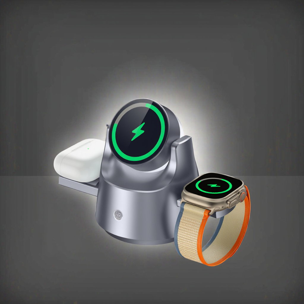 4 in 1 15W Wireless Charger Ch - Watch Charging Dock ulasan dan harga