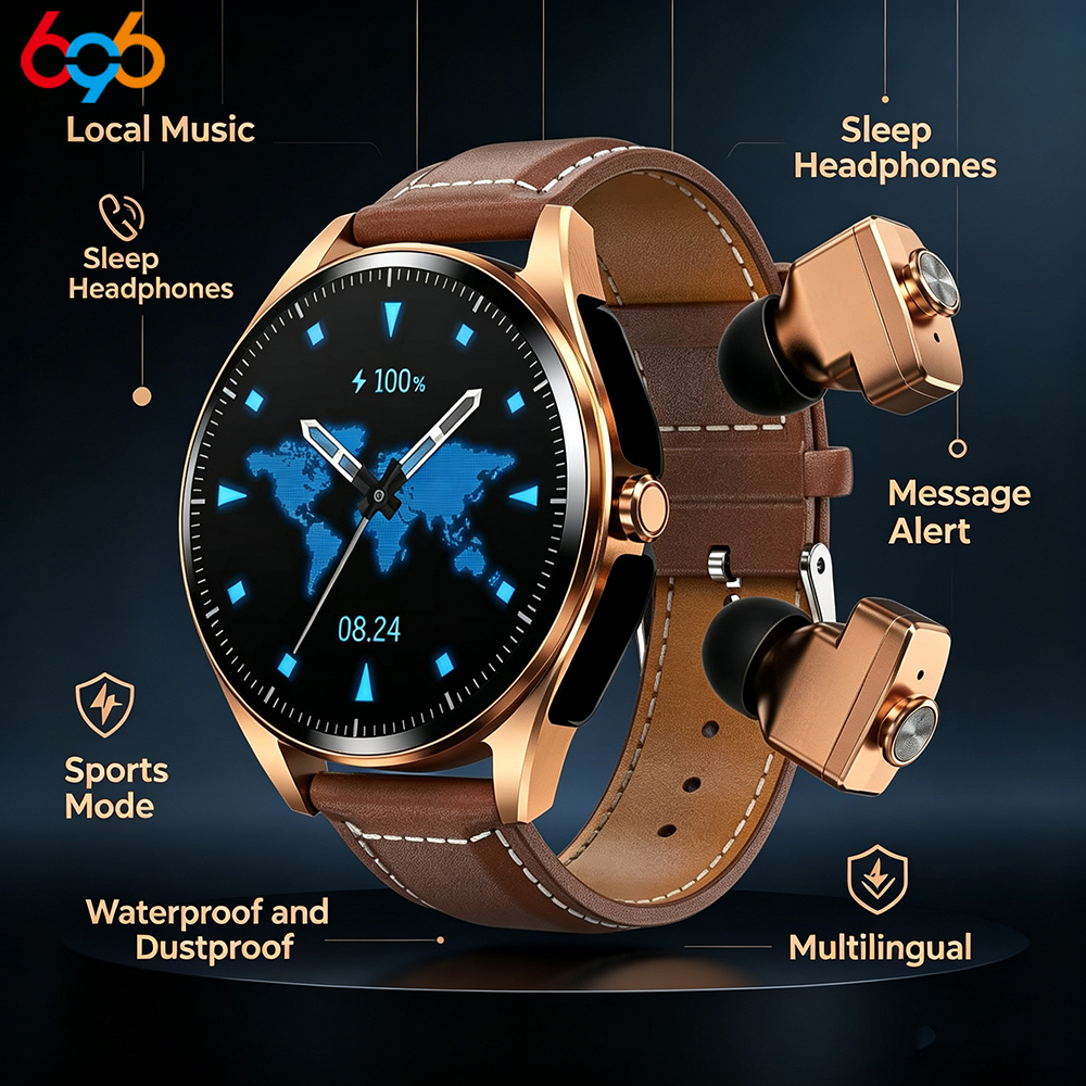 TWS Bluetooth Headset Music Pl - Smartwatch Headset ulasan dan harga