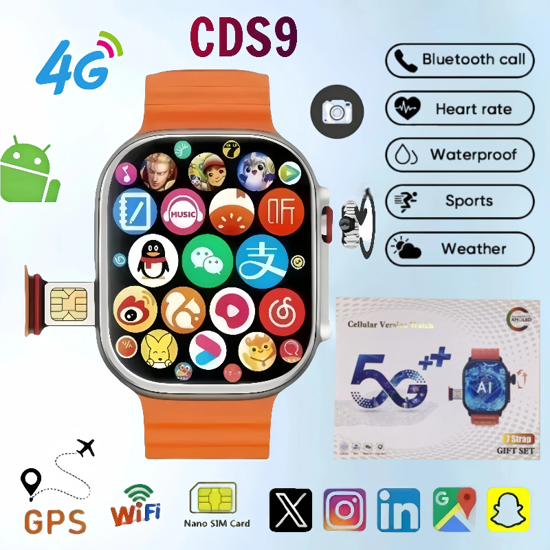 CDS9 Smartwatch Android 4G Net - Smartwatch Store ulasan dan harga